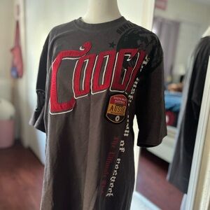 COOGI Men's Dark Brown Graphic Tee